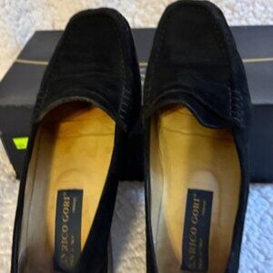 ENRICO GORI SUEDE LOAFERS